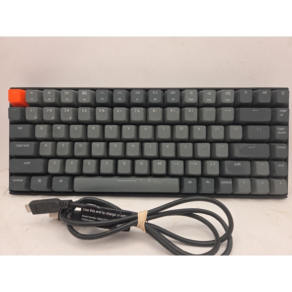 Keychron K2 Wireless Mechanical Keyboard Gray/Orange QWERTY English K2A3